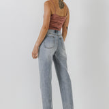 Shirring Detail Tank Top