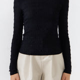 Texture Fitted Top