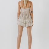 Sequins Ruffled Skorts