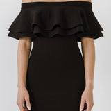 Off The Shoulder Mini Dress