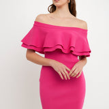 Off The Shoulder Mini Dress