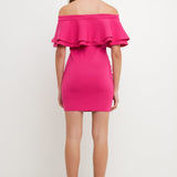 Off The Shoulder Mini Dress