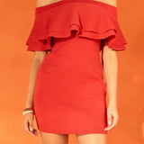 Off The Shoulder Mini Dress