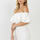 Off The Shoulder Mini Dress