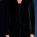 Velvet Loose Fit Blazer