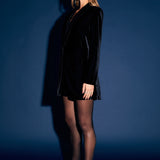 Velvet Loose Fit Blazer