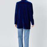 Velvet Loose Fit Blazer