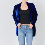 Velvet Loose Fit Blazer