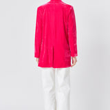 Velvet Loose Fit Blazer