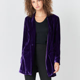 Velvet Loose Fit Blazer