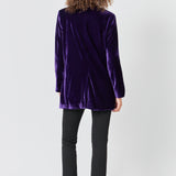 Velvet Loose Fit Blazer