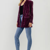 Velvet Loose Fit Blazer