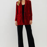 Velvet Loose Fit Blazer