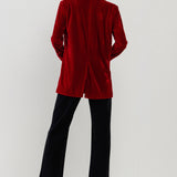 Velvet Loose Fit Blazer