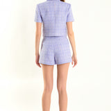 Cropped Tweed Jacket