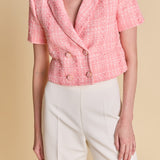 Cropped Tweed Jacket