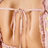 Foiled Dot Long Sleeves Romper