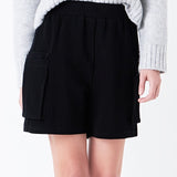 Knit Shorts with Pockets