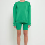 GREY LAB-Biker Shorts-SHORTS available at Objectrare
