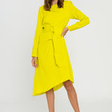 Draped Dress With Belt