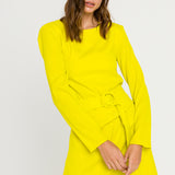 Draped Dress With Belt
