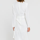 Draped Dress With Belt