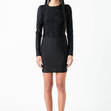 Gathered Mini Dress