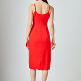 Cascading Ruffle Dress