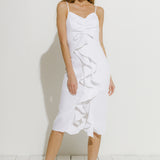 Cascading Ruffle Dress
