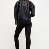 GREY LAB-Oversized Faux Leather Jacket-JACKETS available at Objectrare