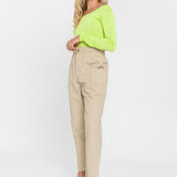 See Through Yoke Sweater