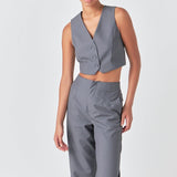 Cropped Vest