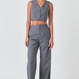 Cropped Vest