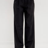 Contrast Waist Pants