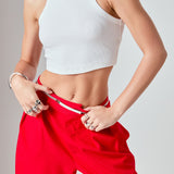 Cropped Racerback Tank