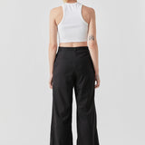 Cropped Racerback Tank