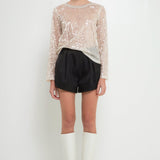 GREY LAB-High Waisted Balloon Shorts-SHORTS available at Objectrare