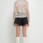 GREY LAB-High Waisted Balloon Shorts-SHORTS available at Objectrare