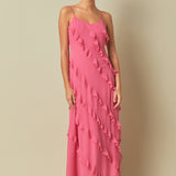 Slip Ruffled Dress