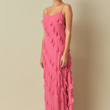 Slip Ruffled Dress