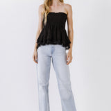 Strapless Tube Lace top