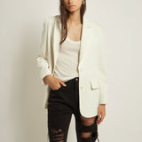 High-Waisted Ripped Straight Leg Jeans