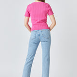 Shank Button Knit Top