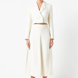 Textured Cropped Jacket