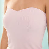 Knit Strapless Top