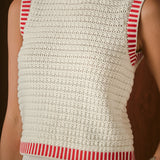 Knit Bordered Top