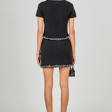Jewel Trim Knit mini Skirt