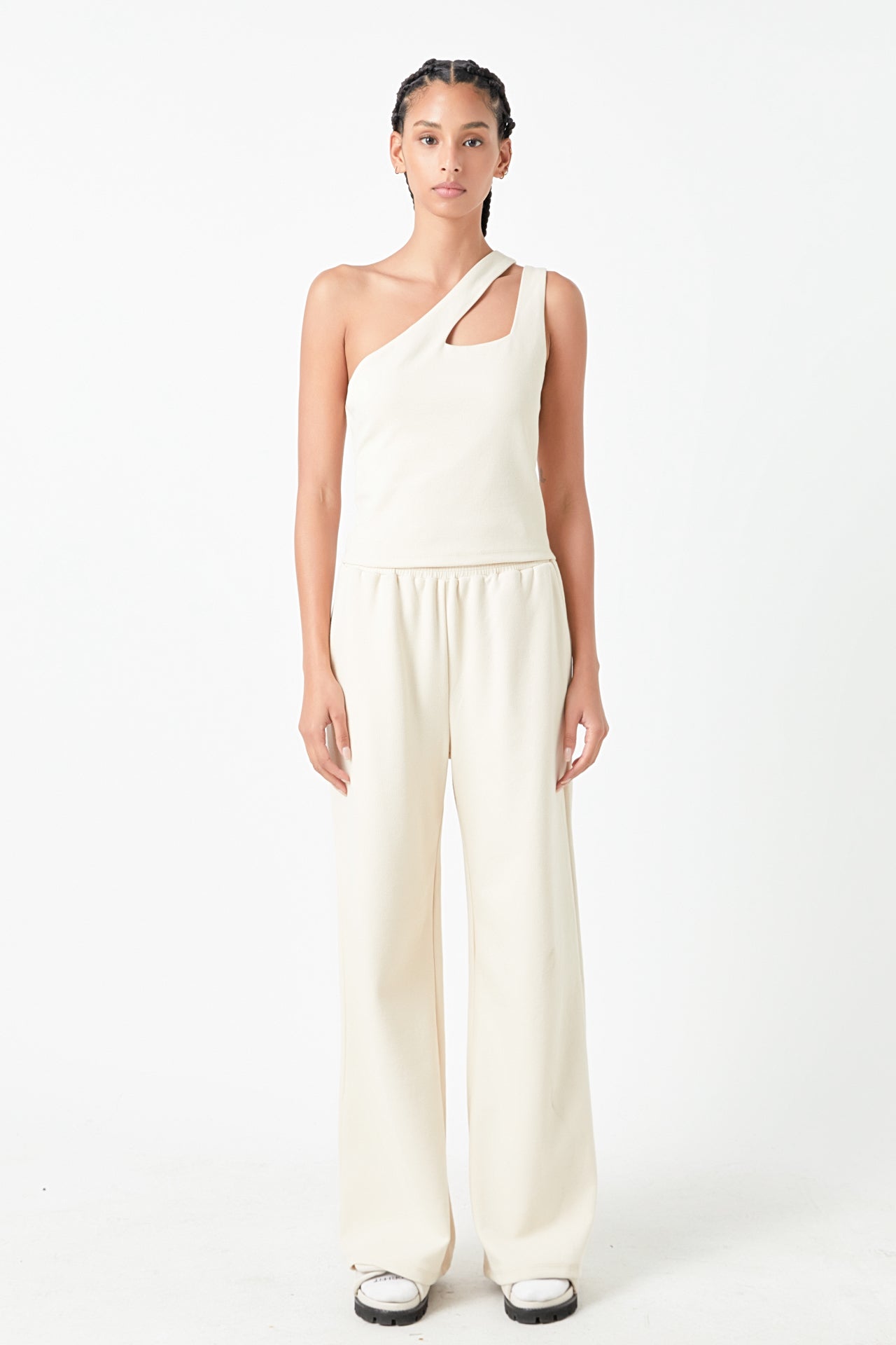 GREY LAB - Cut-Out Detail Tank Top - CAMI TOPS & TANK available at Objectrare