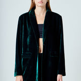 Velvet Loose Fit Blazer