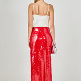 Sequins Midi Skirt